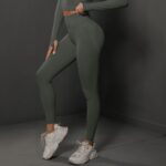 Yoga Pants Seamless Smiley Face High-Waisted Tight-Fitting Yoga Pants for Peach-Shaped Hips