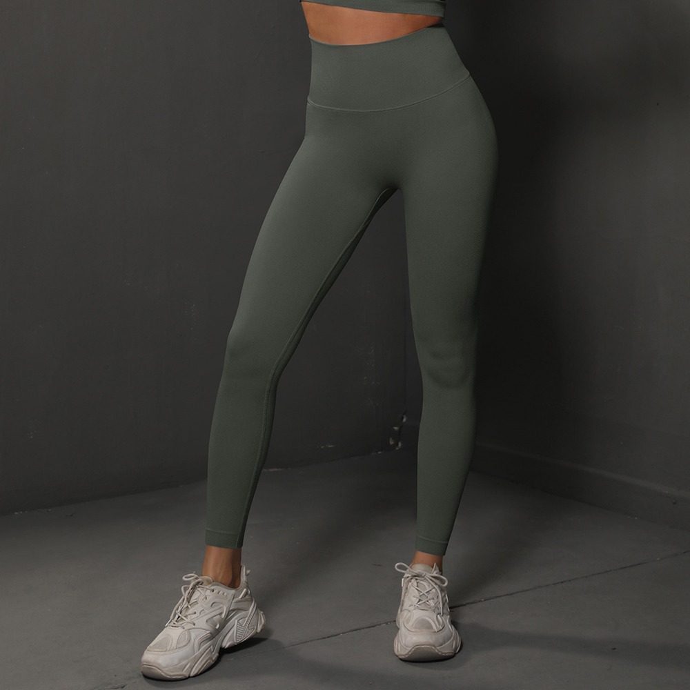 Yoga Pants Seamless Smiley Face High-Waisted Tight-Fitting Yoga Pants for Peach-Shaped Hips